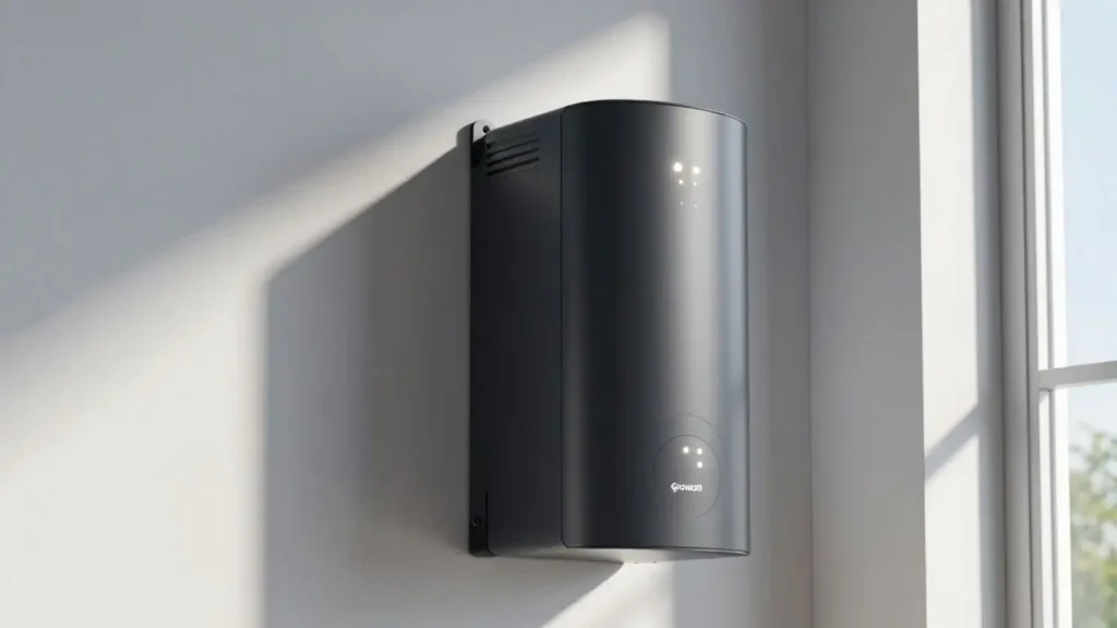 Growatt battery unit with solar power